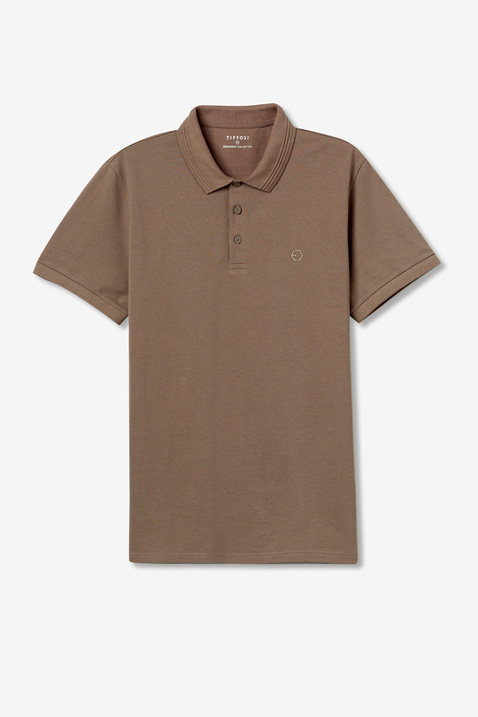 Koszulka polo TIFFOSI Manning_2 10050806_114 beżowa