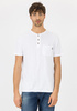 Biały T-Shirt na guziki TIFFOSI Brian 10043676_001