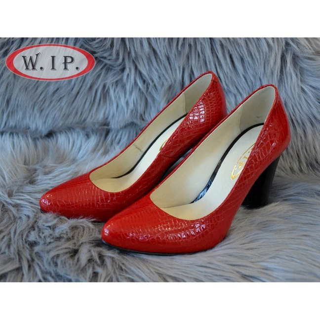 Buty Wąż Czerwone