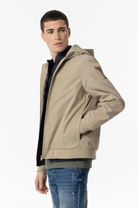 Kurtka z kapturem TIFFOSI Brooks 10060337_145 beżowa