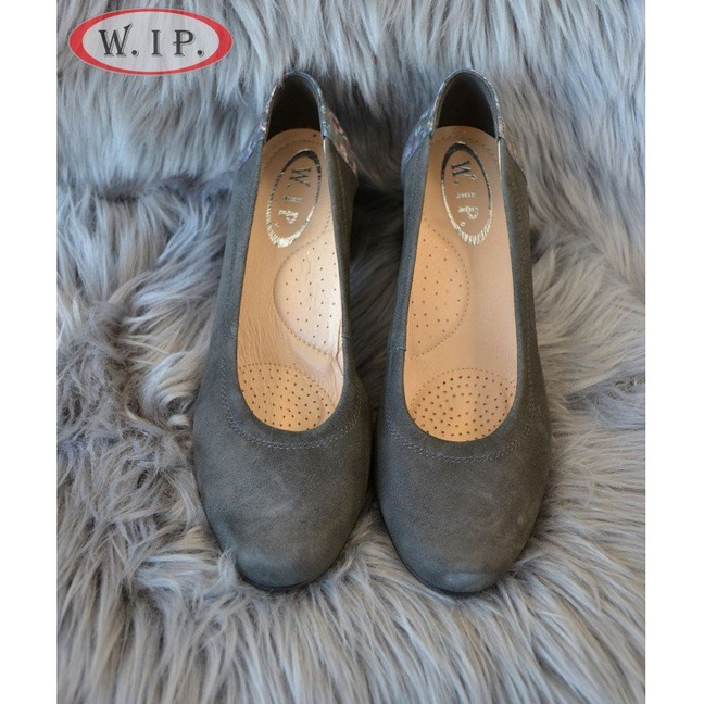 Buty Elegant Ciemny Szary