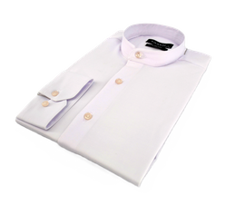 Koszula GIANTI SL-1 biała stójka slim