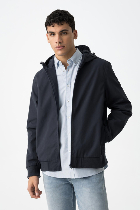 Kurtka z kapturem TIFFOSI Brooks 10060337_790 granatowa