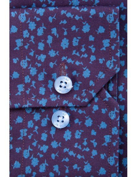 Fioletowa koszula męska VILLARO