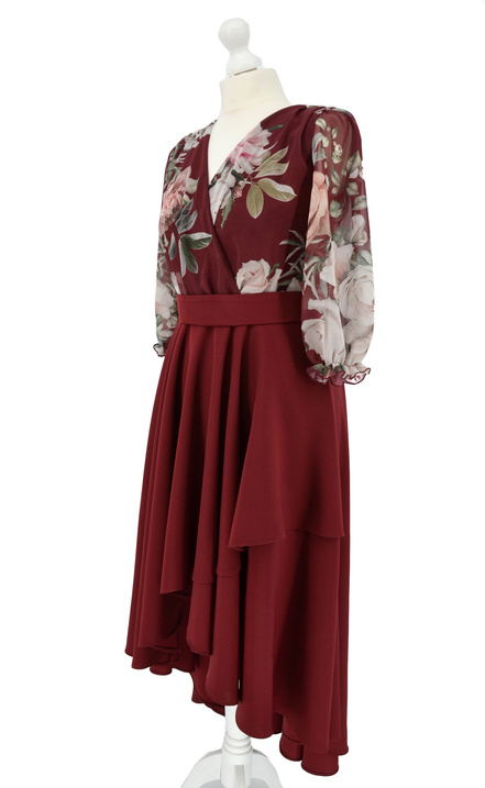 Sukienka Midi Kwiaty