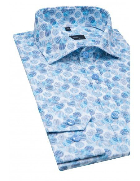 Niebieska koszula męska VILLARO