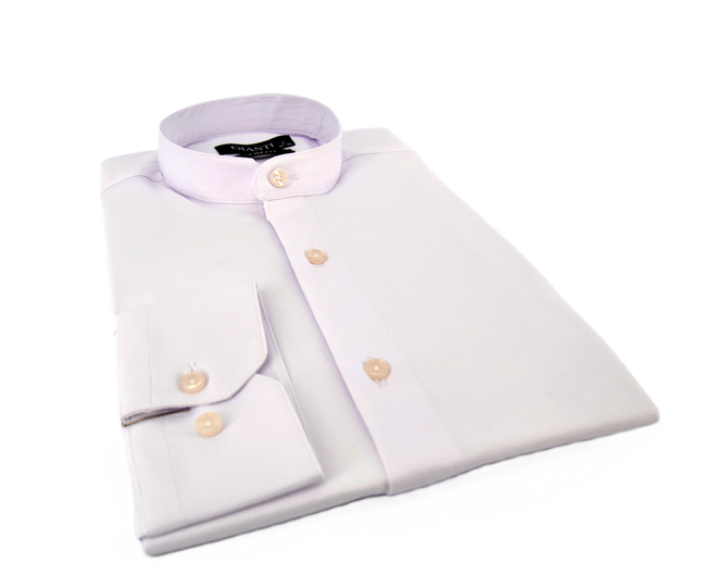 Koszula GIANTI SL-1 biała stójka slim