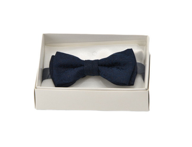 Żakardowa Mucha BEVANTE Bridi Granat