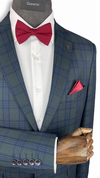 Garnitur Calvin Kalev Zielony Krata