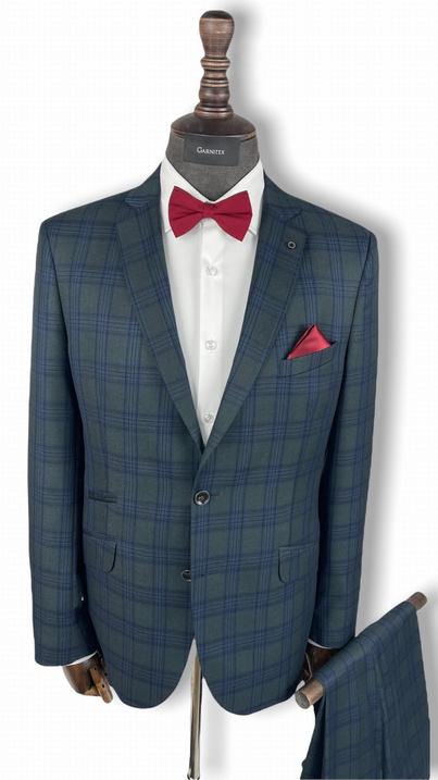 Garnitur Calvin Kalev Zielony Krata