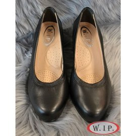 Buty Czarne Skóra Licowana