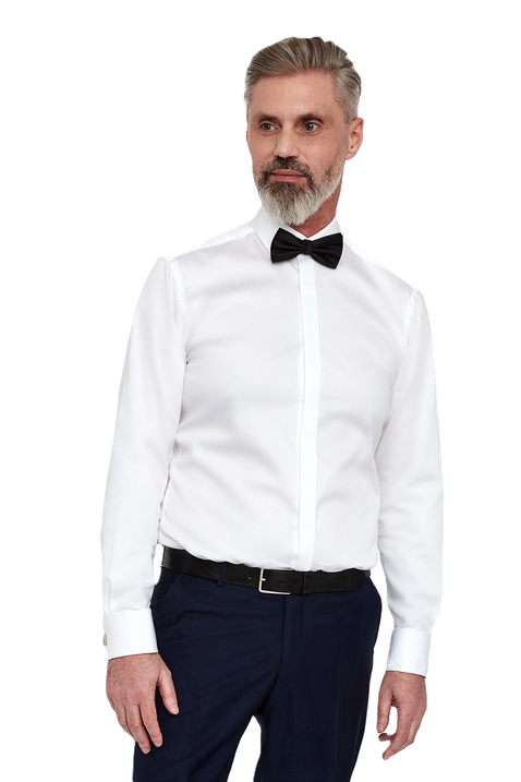 Biała koszula męska MMER 063 DRA