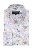Biała Koszula w Motyle i  Kwiaty  VILLARO K038DSA 
