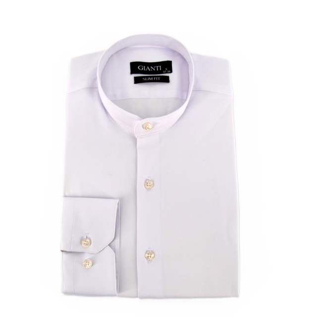 Koszula GIANTI SL-1 biała stójka slim