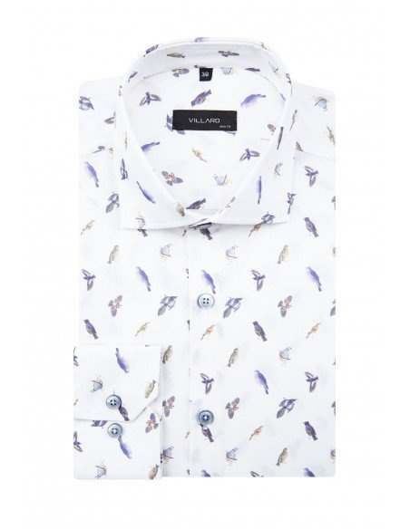 Biała koszula męska VILLARO