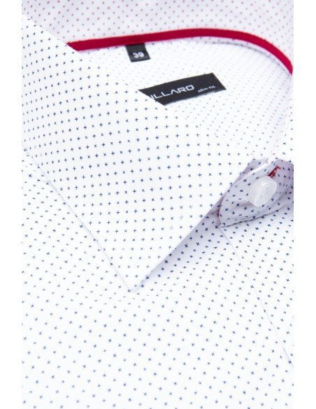 Biała koszula męska VILLARO 948DSB