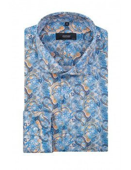 Niebieska koszula męska MMER C179DSA