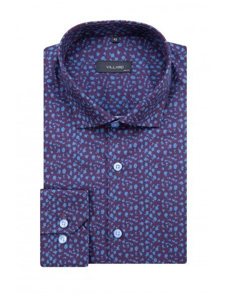 Fioletowa koszula męska VILLARO