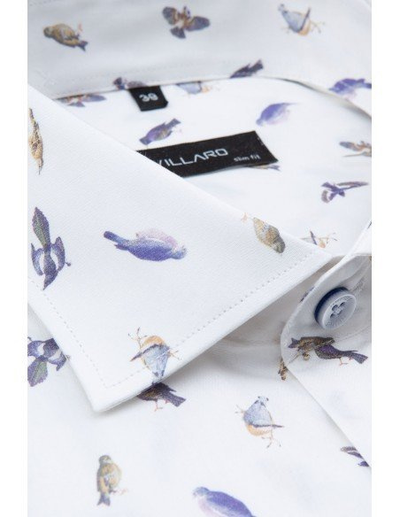Biała koszula męska VILLARO