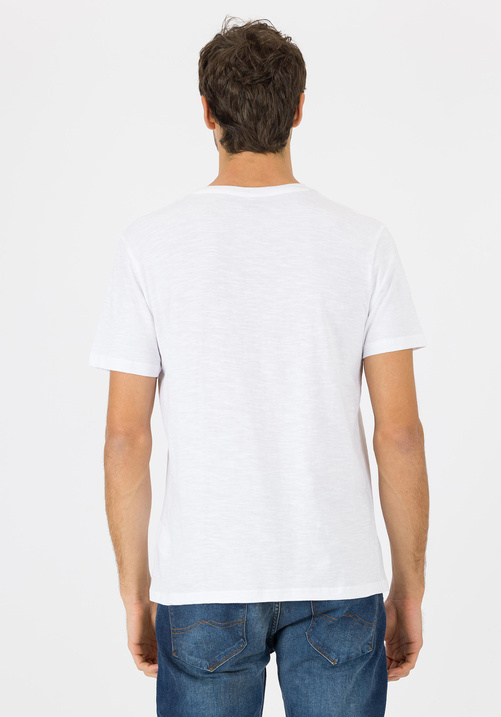 Biały T-Shirt na guziki TIFFOSI Brian 10043676_001