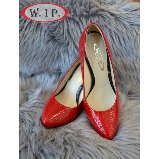 Buty Wąż Czerwone