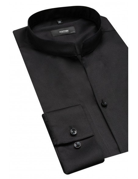 Czarna koszula męska MMER 732DSA