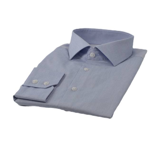 Koszula Slim Fit Niebieska Villaro K024DSB