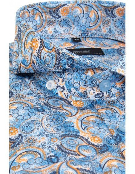 Niebieska koszula męska MMER C179DSA