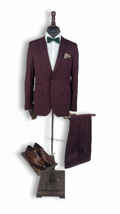 Garnitur Calvin Rocco Bordo Krata